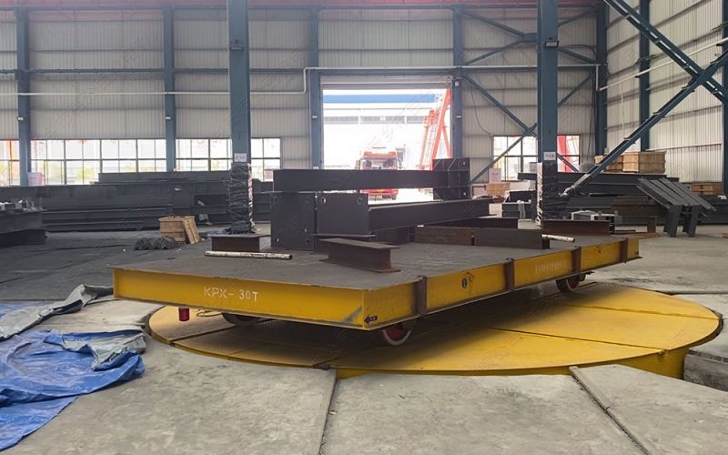 工業(yè)過跨轉(zhuǎn)運場景中，有軌道平板車優(yōu)勢明顯