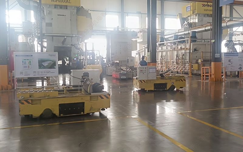 無軌電動(dòng)平車在車間模具安裝與拆卸中的應(yīng)用